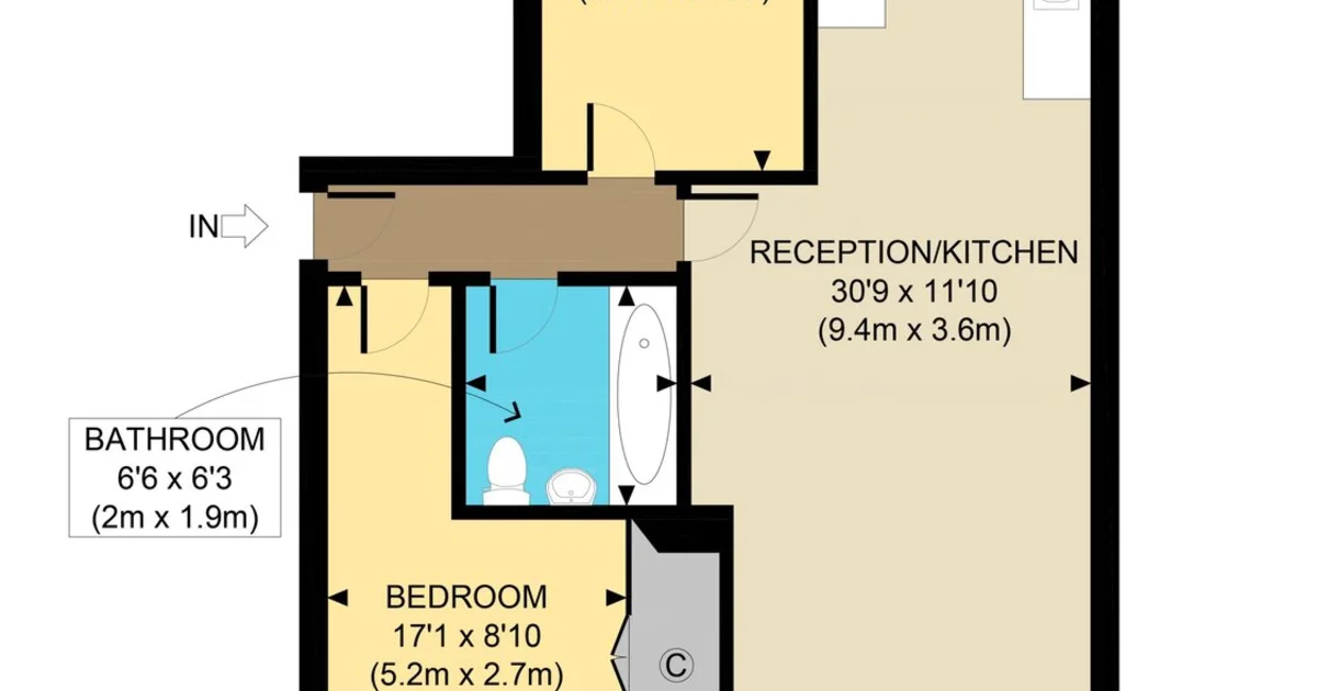 Professional floor plan used on a UK property listing
